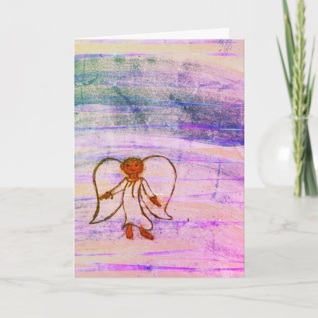 Christmas Herald Angel Sings Karte (Vorderseite)