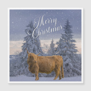 CHRISTMAS HIGHLAND CODE MAGNETKARTE