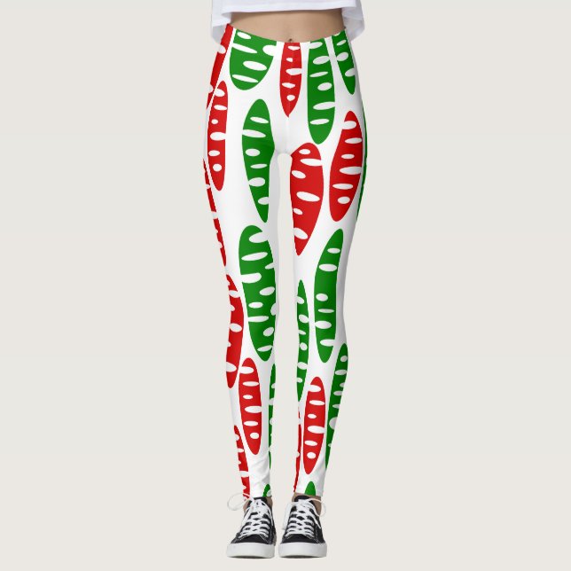 Christmas Holey Ovals Leggings (Vorderseite)