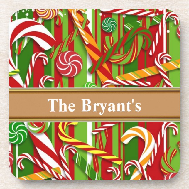 CHRISTMAS HOLIDAY CORK UNTERSETZER VORLAGE (Vorderseite)