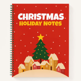 Christmas Holiday Notebook – Lined Notes Notizbuch