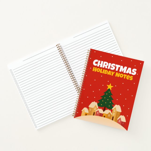 Christmas Holiday Notes – Checklist Notebook Notizbuch (Innenseite)