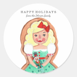 Christmas Holiday Nutcracker Clara | Aufkleber