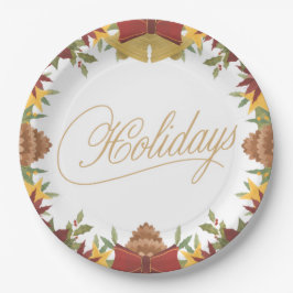 Christmas Holiday Paper Plates – Festive Dinner Pappteller