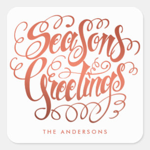 CHRISTMAS HOLIDAY STICKER