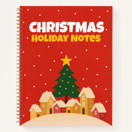 Christmas Holiday Traditions Notebook Lined Notizbuch