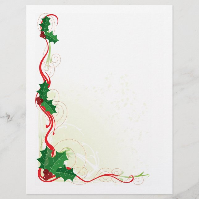 Christmas Holly Border (Vorderseite)