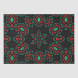 Christmas Holly Green Seidenpapier