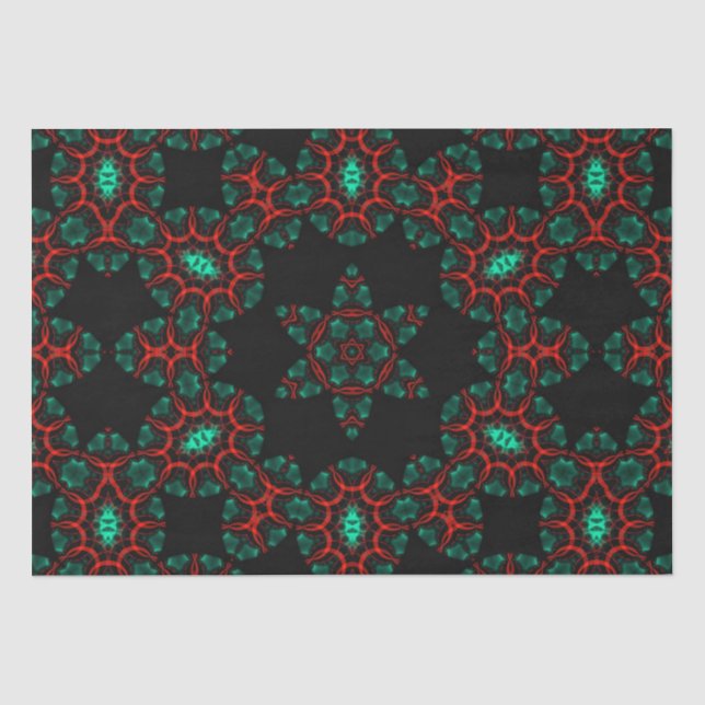 Christmas Holly Green Seidenpapier (Vorderseite)
