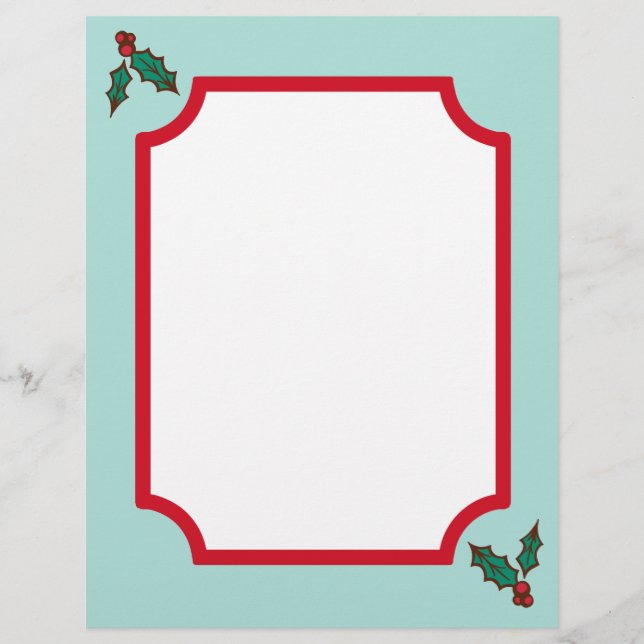Christmas Holly Paper (Vorderseite)