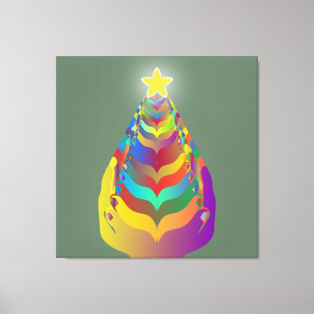 Christmas Hope and Togetherness Leinwanddruck (Vorderseite)