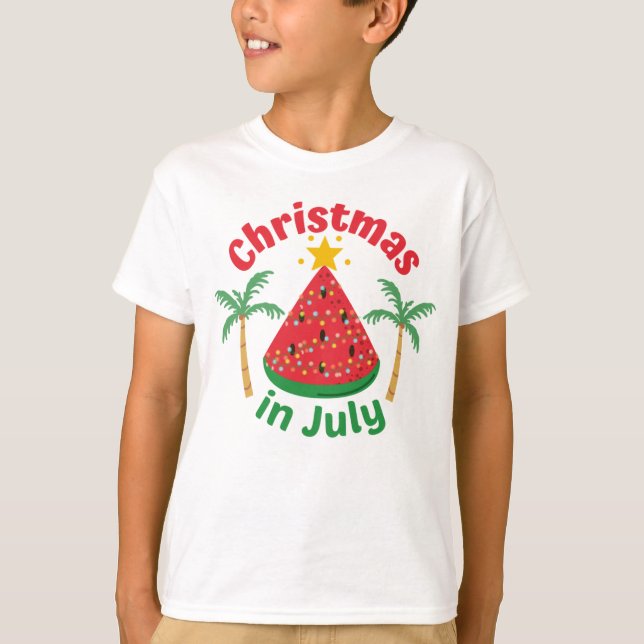 CHRISTMAS IM JULI T-Shirt (Vorderseite)