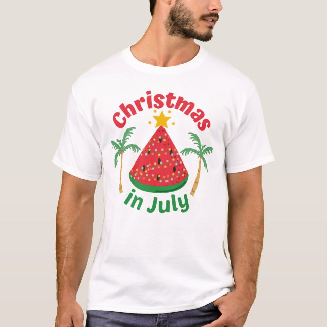 CHRISTMAS IM JULI T-Shirt (Vorderseite)