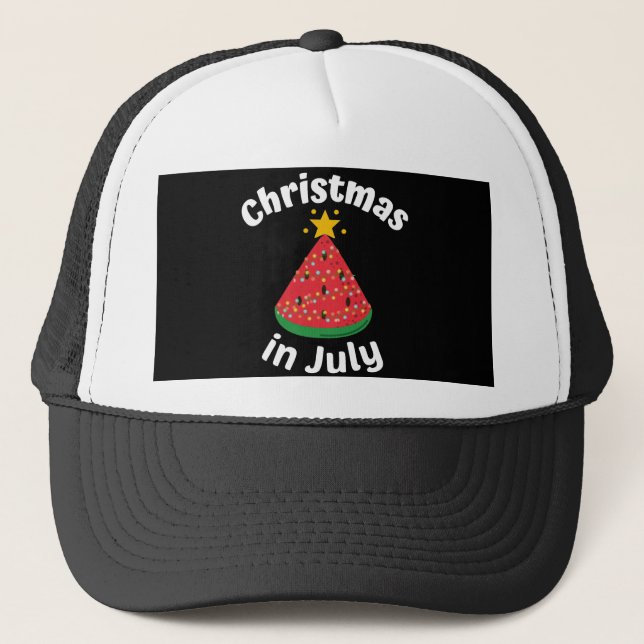 CHRISTMAS IM JULI TRUCKERKAPPE (Vorderseite)
