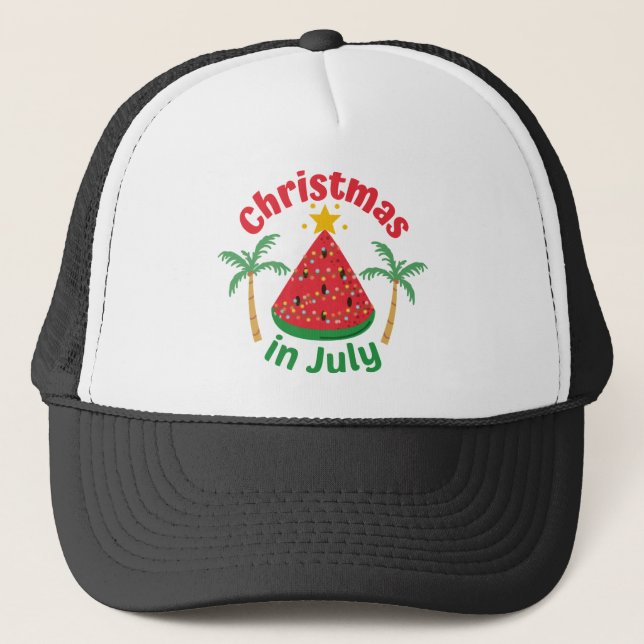 CHRISTMAS IM JULI TRUCKERKAPPE (Vorderseite)