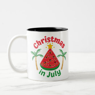 CHRISTMAS IM JULI ZWEIFARBIGE TASSE