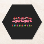 CHRISTMAS IM STRANDdesign FLAMINGO SANTA Untersetzer<br><div class="desc">CHRISTMAS IM STRANDdesign FLAMINGO SANTA</div>