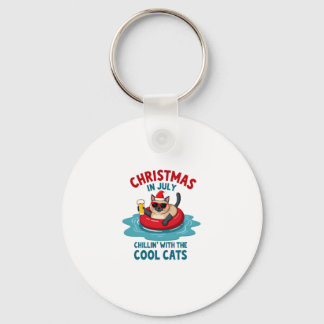 Christmas In July Daddy Mommy Chillin With The Sia Schlüsselanhänger