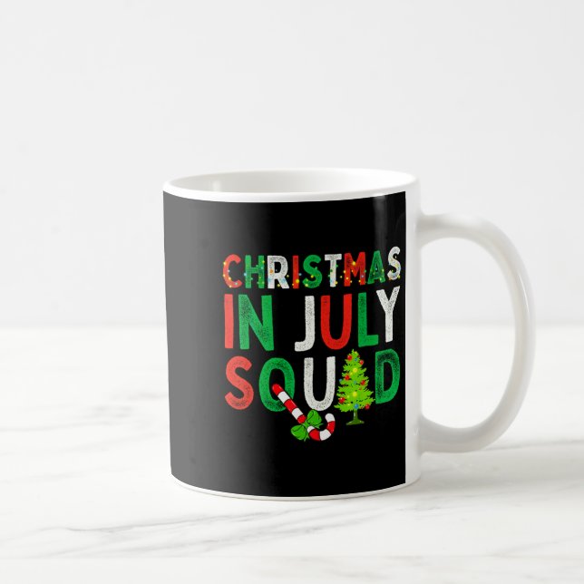 Christmas In July Squad Funny Xmas Men Women Kids  Kaffeetasse (Rechts)