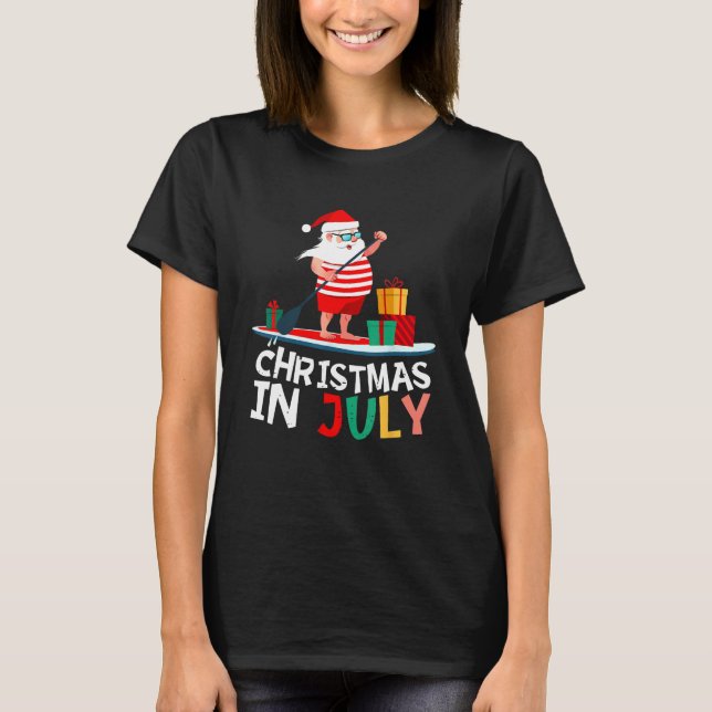 Christmas In July Watermelon Xmas Tree Summer Men  T-Shirt (Vorderseite)