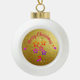 Christmas in Music Keramik Kugel-Ornament