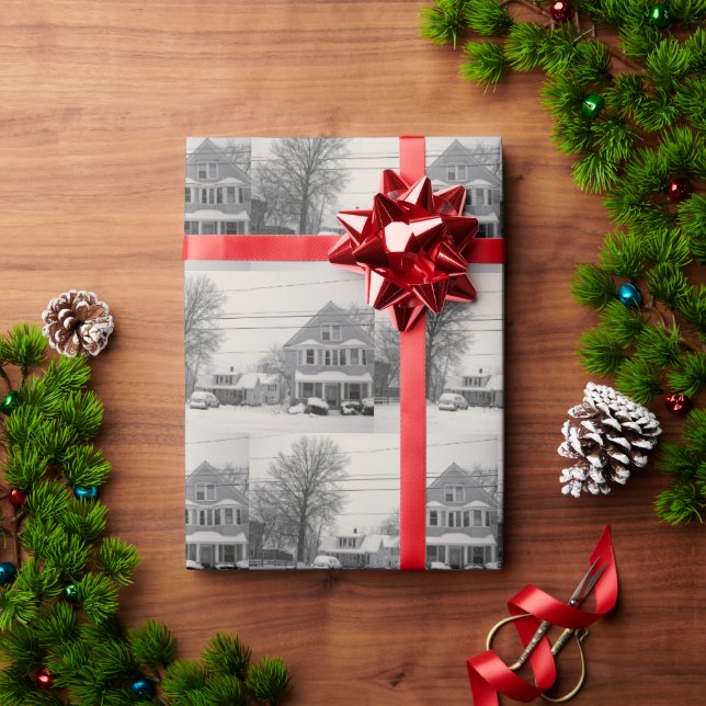 CHRISTMAS IN OHIO U.S.A. GESCHENKPAPIER (Feiertagsgeschenk)