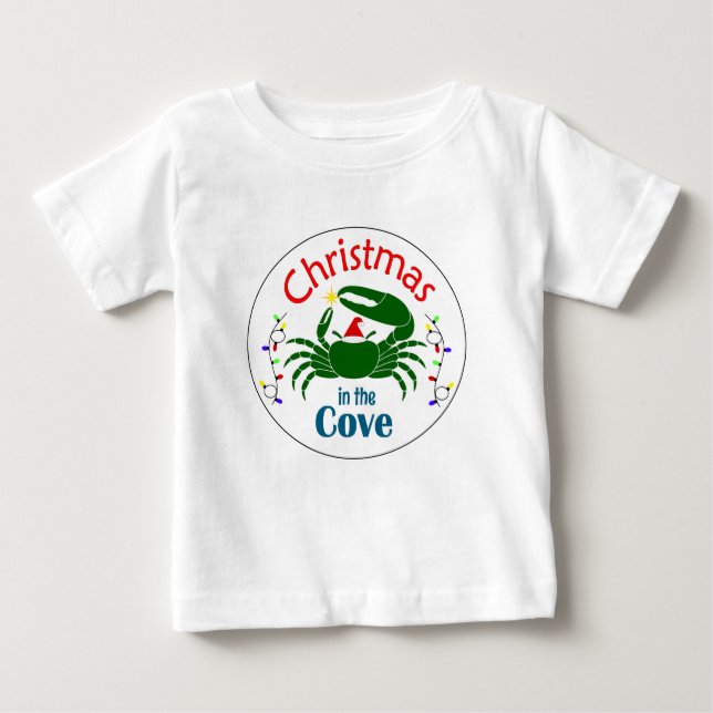 Christmas in the Cove Baby Tee (pick a color) (Vorderseite)