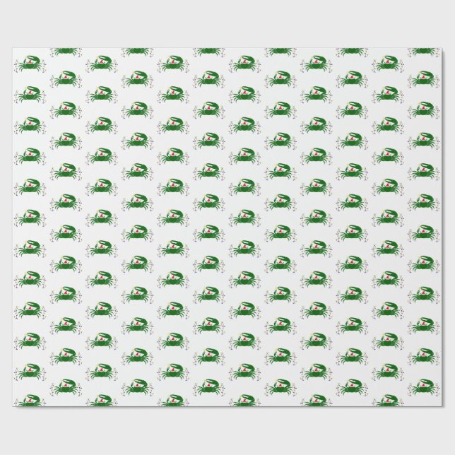 Christmas in the Cove Wrapping Paper Geschenkpapier (Flach)