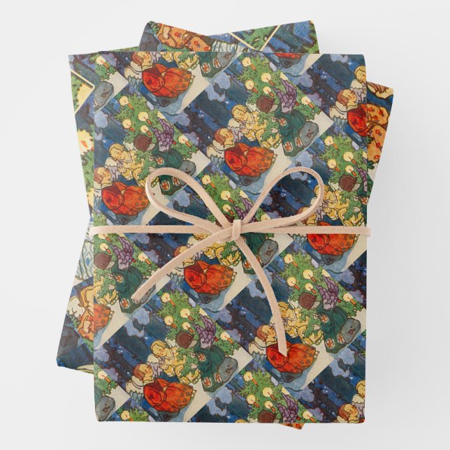 Christmas in the forest - Zdenek Guth Geschenkpapier Set (Beispiel)