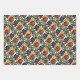 Christmas in the forest - Zdenek Guth Geschenkpapier Set