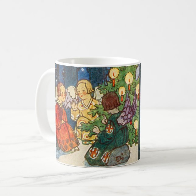Christmas in the forest - Zdenek Guth Kaffeetasse (Vorderseite Links)