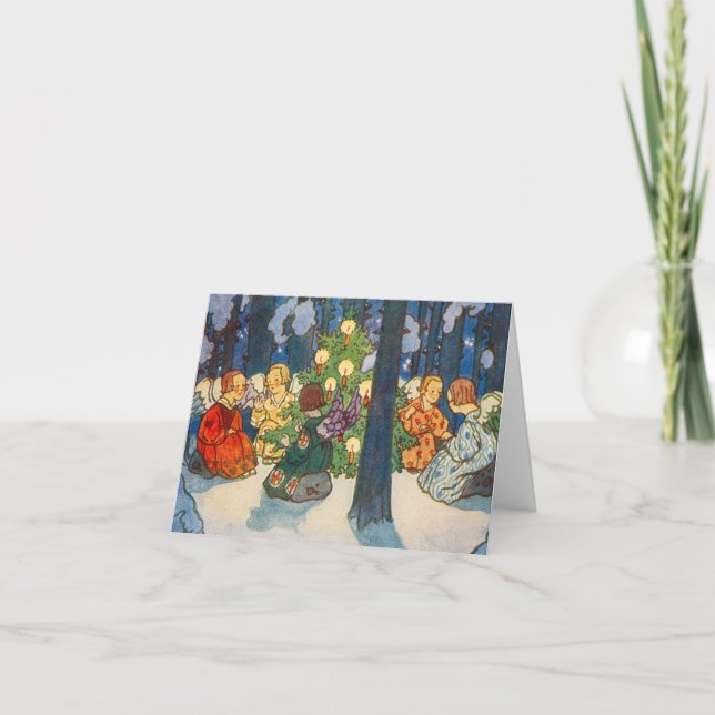 Christmas in the forest - Zdenek Guth Karte (Vorderseite)