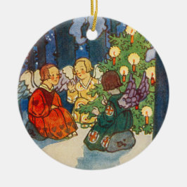 Christmas in the forest - Zdenek Guth Keramik Ornament
