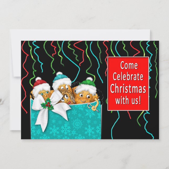 CHRISTMAS INVITATION - KARTOFFELFAMILIENSAMMLUNG EINLADUNG (Vorderseite)