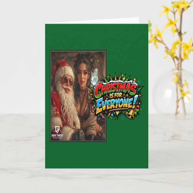 Christmas is for Everyone! Karte (Gelbe Blume)