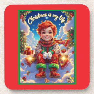 Christmas is my life, getränkeuntersetzer