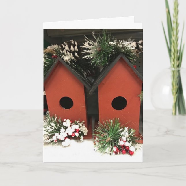 CHRISTMAS IST IN DER LUFT UND WÜNSCHE SIND AUF DEM KARTE (Vorderseite)