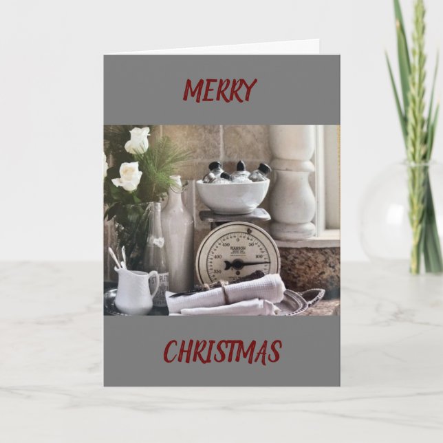 CHRISTMAS IST ZEIT, ÜBER "SIE" nachzudenken Karte (Vorderseite)