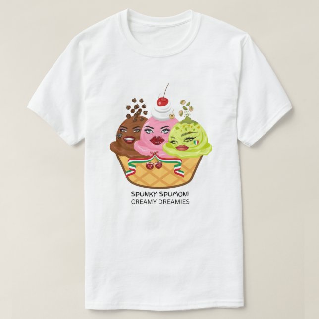 Christmas Italian Spunky Spumoni! T-Shirt (Design vorne)