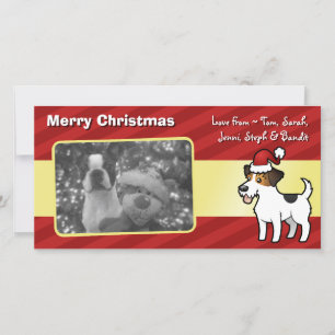 Christmas Jack Russell Terrier Feiertagskarte