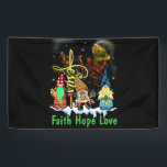 Christmas Jesus Faith Hope Love Snowman Christian Banner<br><div class="desc">Christmas Jesus Faith Hope Love Snowman Christian Xmas</div>