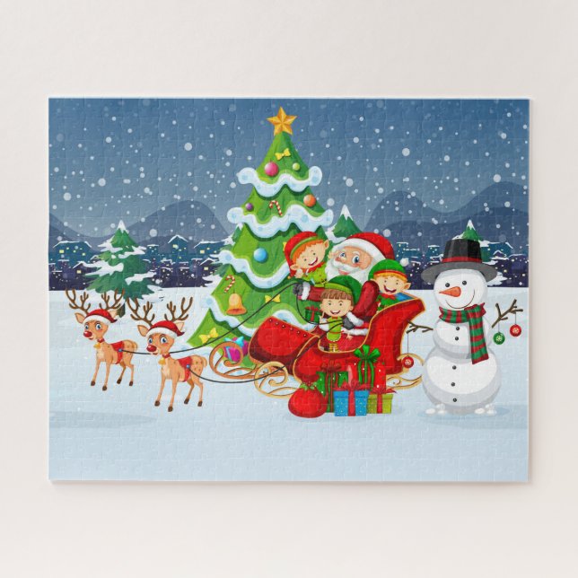 Christmas Jigsaw Puzzle (Horizontal)