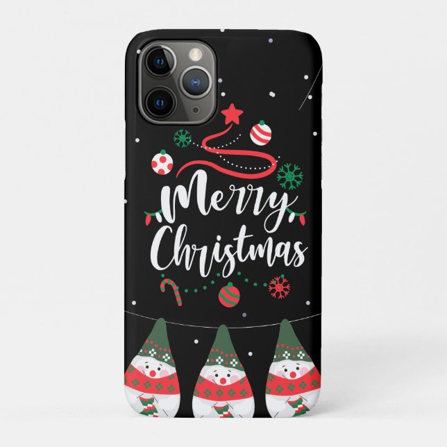 Christmas Jingle Bells Joyful Greetings Collection Case-Mate iPhone Hülle (Rückseite)