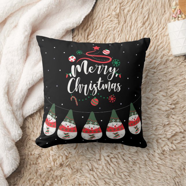 Christmas Jingle Bells Joyful Greetings Collection Kissen (Decke)