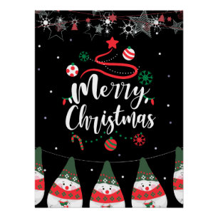 Christmas Jingle Bells Joyful Greetings Collection Poster