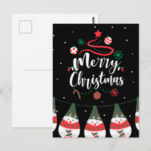 Christmas Jingle Bells Joyful Greetings Collection Postkarte
