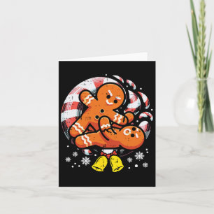 Christmas Jiu Jitsu Gingerbread Xmas Bjj Wrestling Karte