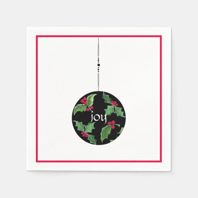 Christmas Jocktail Napkin Serviette (Vorderseite)