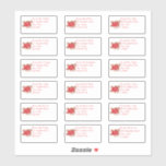 Christmas Joy Bauble Individuelle Name & Adresse Aufkleber<br><div class="desc">Weihnachts Joy Bauble individuelle Name- und Adressaufkleber für Ihre Mailings mit 18 auf dem Blatt. Personalisieren Sie einfach jeden Namen und jede Adresse für Ihre Gäste. Die Farbe und der Typ des Schriftartes können über das Menü Bearbeiten geändert werden. Sie können auch Text und Hintergrundfarbe ändern, wenn Sie möchten. HINWEIS:...</div>