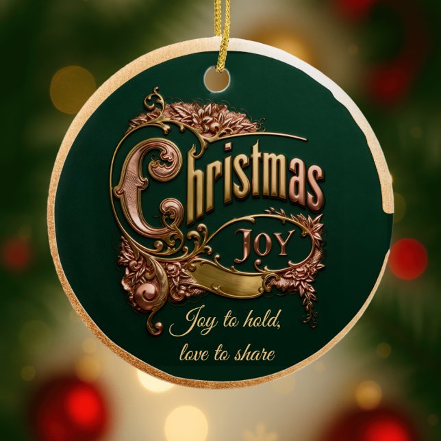 “Christmas Joy” Ornament (Von Creator hochgeladen)